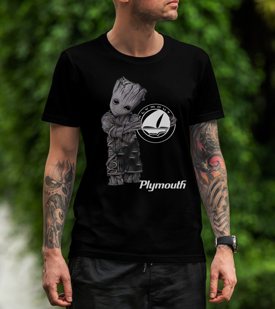 Plymouth Groot With Sailboat T-Shirt