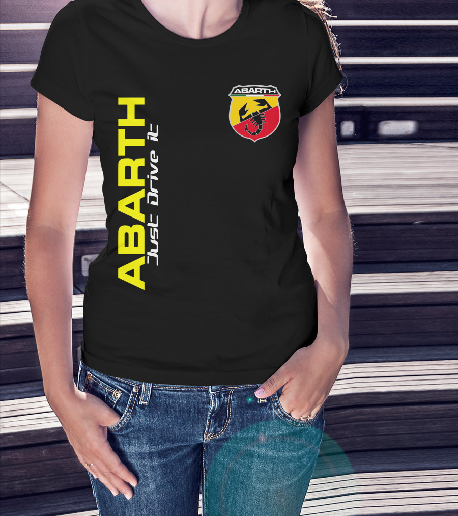Abarth Just Drive It Scorpion Shield T-Shirt