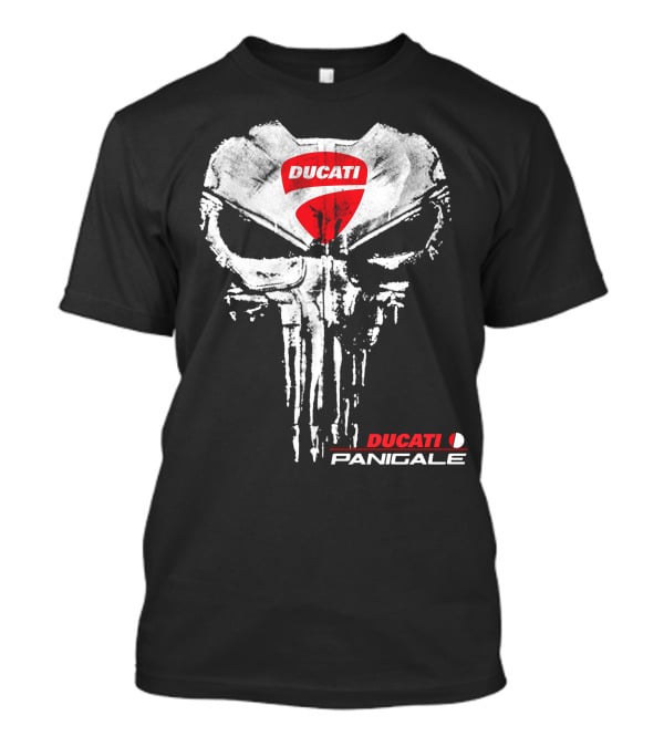 Ducati Panigale Skull Design Ducati T-Shirt