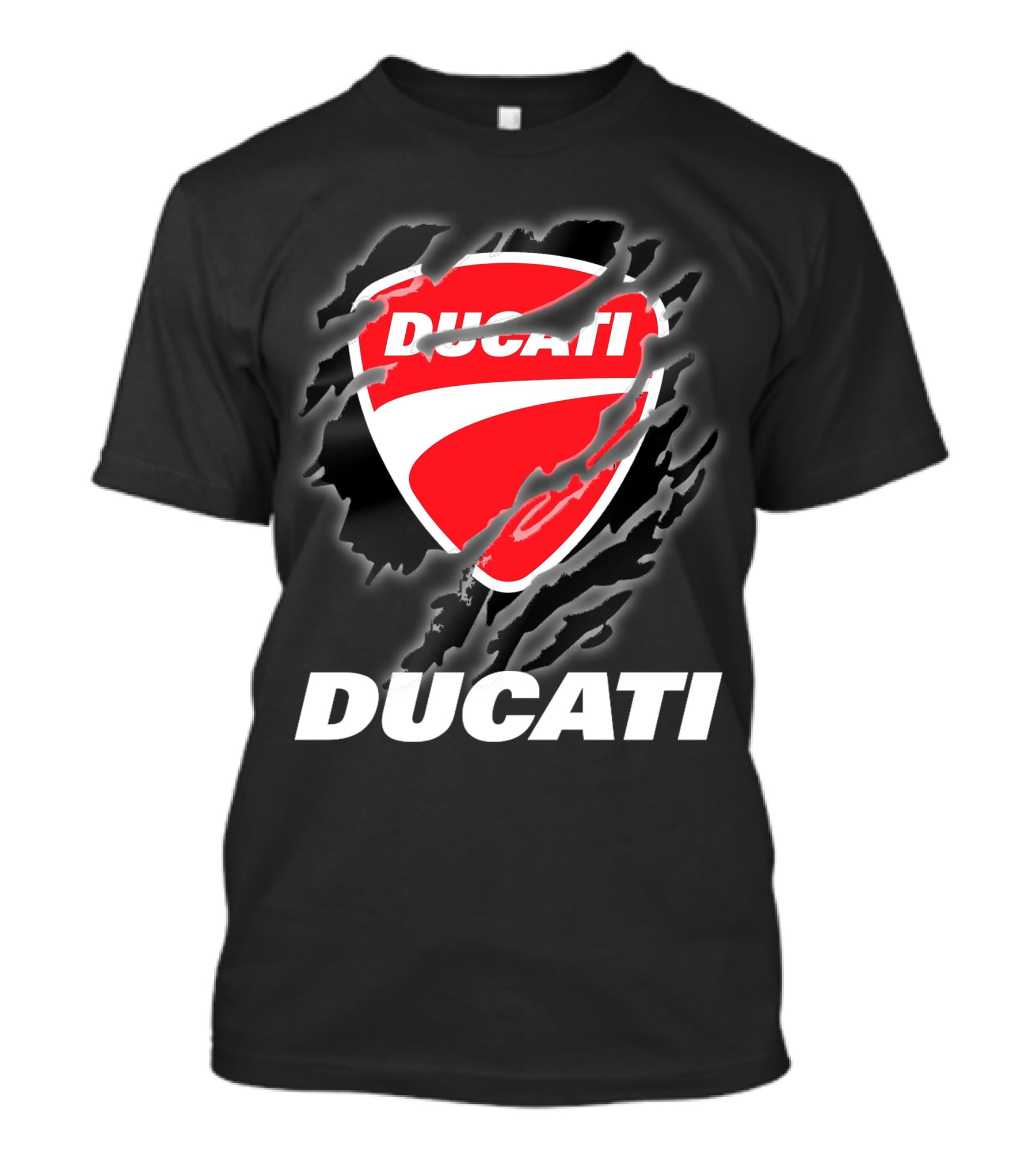 Ducati Logo Red Shield Moto Enthusiast T-Shirt