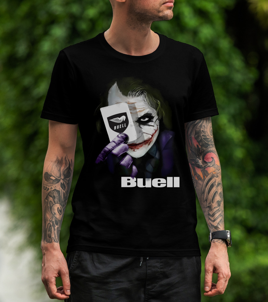 Buell Joker Card With Iconic Character T-Shirt