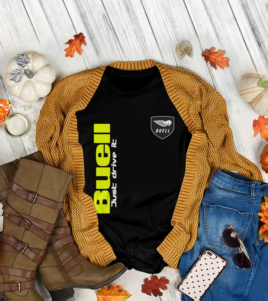 Buell Just Drive It Wing T-Shirt
