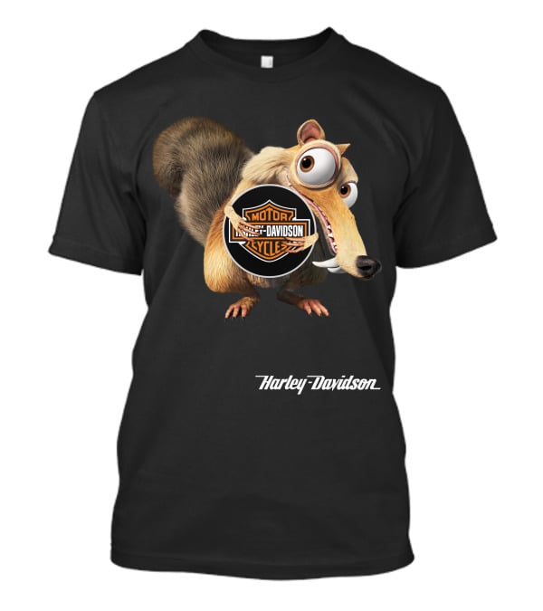 Scrat Harley Davidson Motorcycles T-Shirt