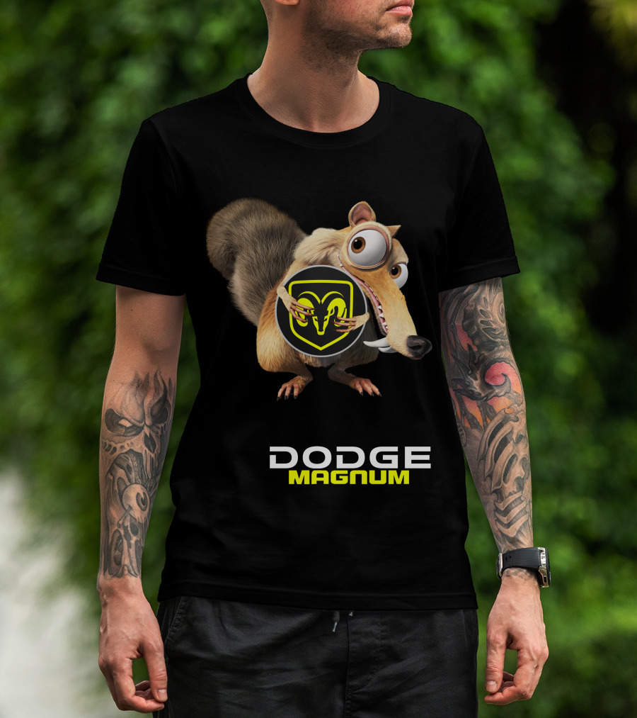 Scrat Holding Dodge Magnum Ram T-Shirt