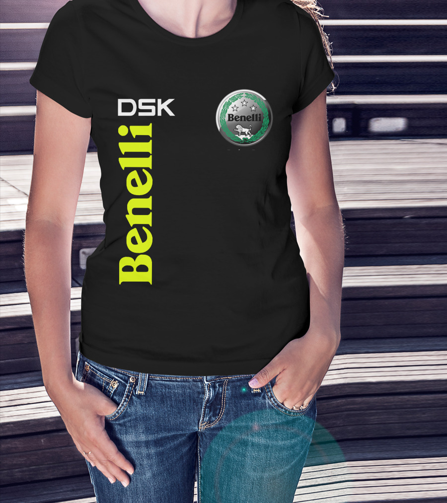 Benelli Dsk Logo With Emblem And Stars T-Shirt