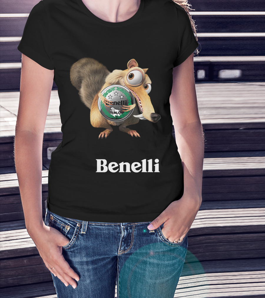 Benelli Ice Age Squirrel Hugging T-Shirt