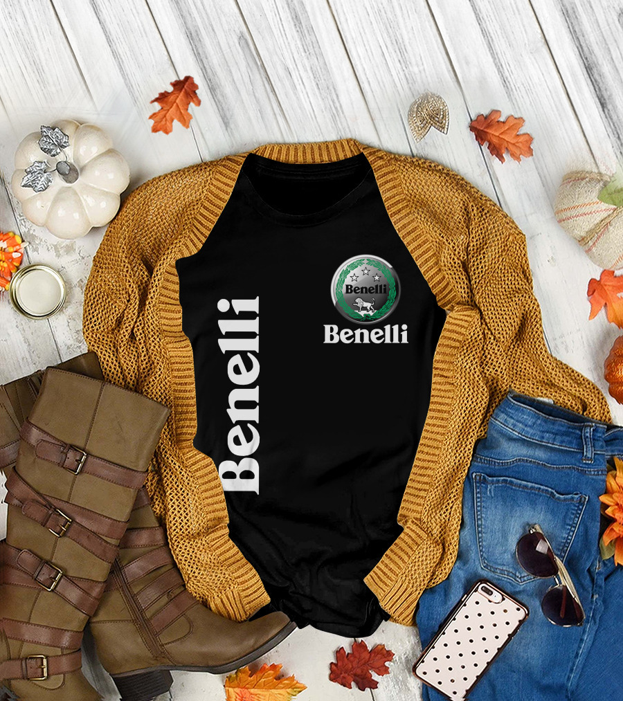 Benelli Logo With Stars Lion T-Shirt