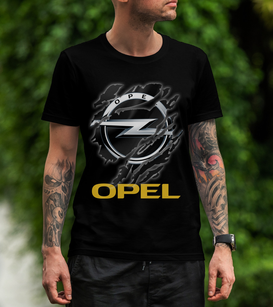 Opel 04 Logo With Claw Marks And Silver Z Symbol T-Shirt
