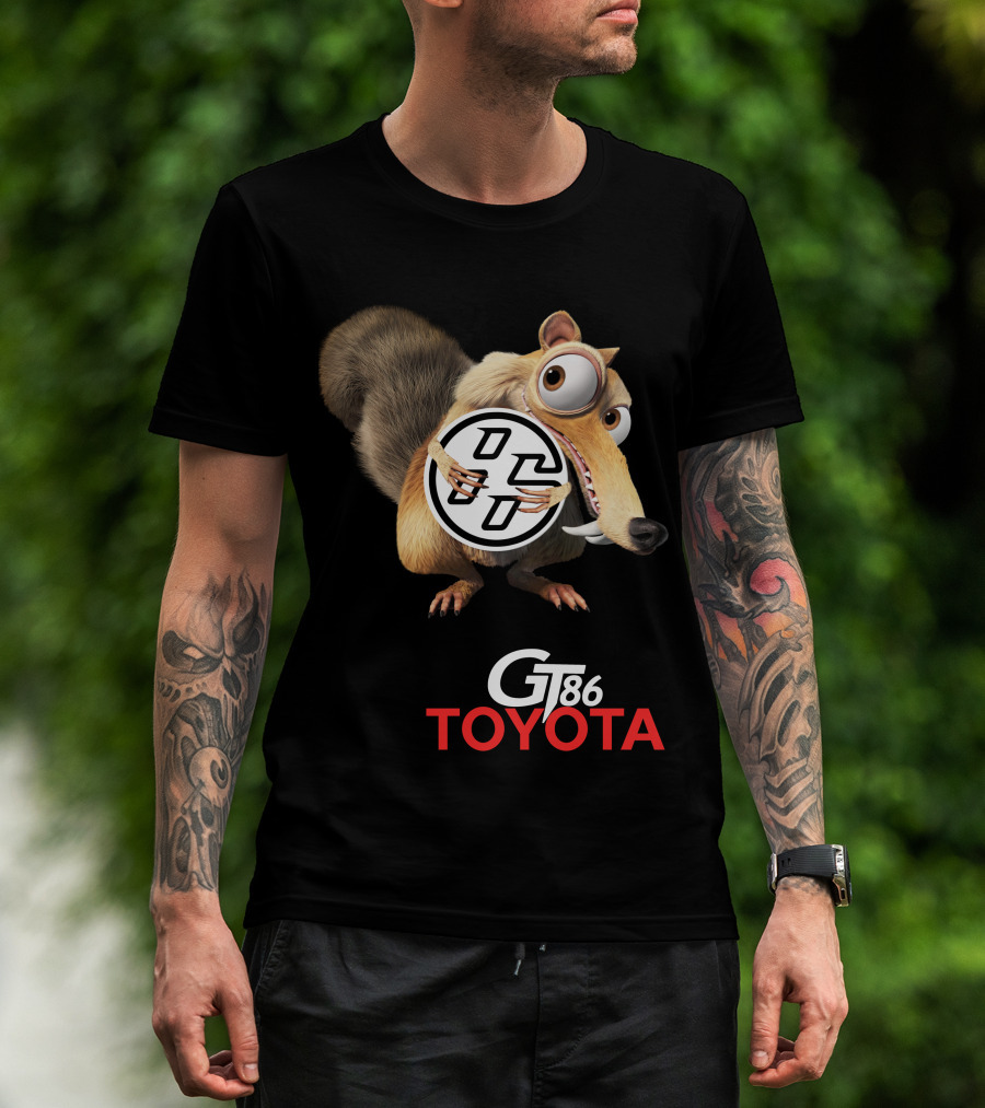 Gt86 Toyota Ice Age Character Embrace T-Shirt