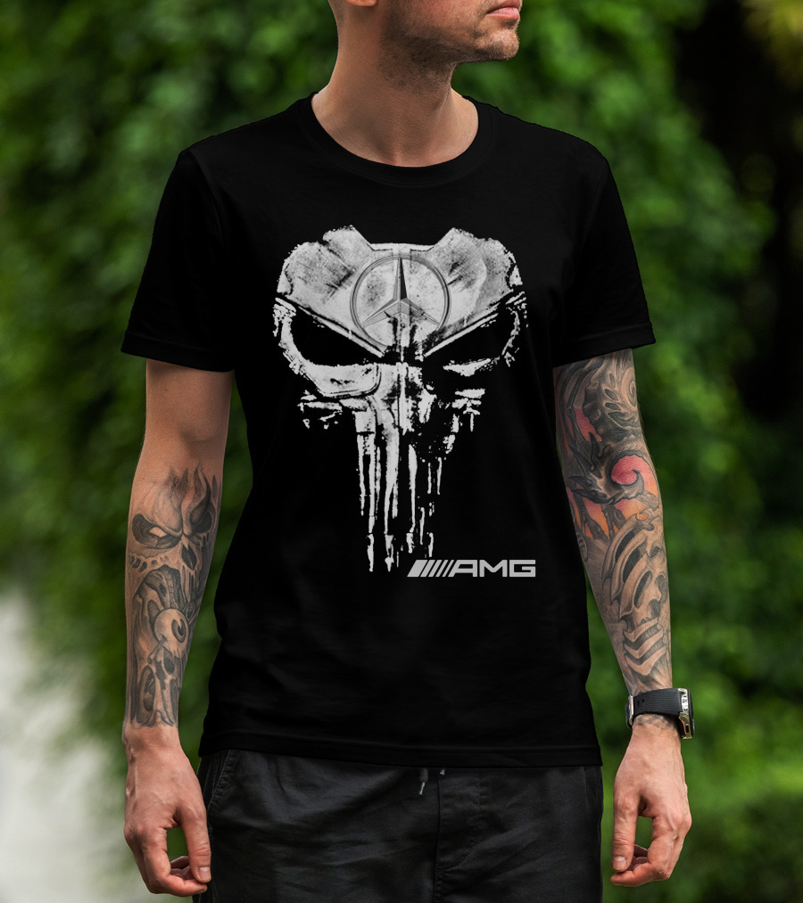 Amg Punisher Skull Mercedes T-Shirt