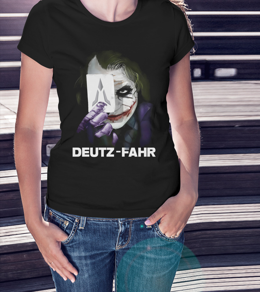 Deutz-Fahr Joker Card Dark Knight Style T-Shirt