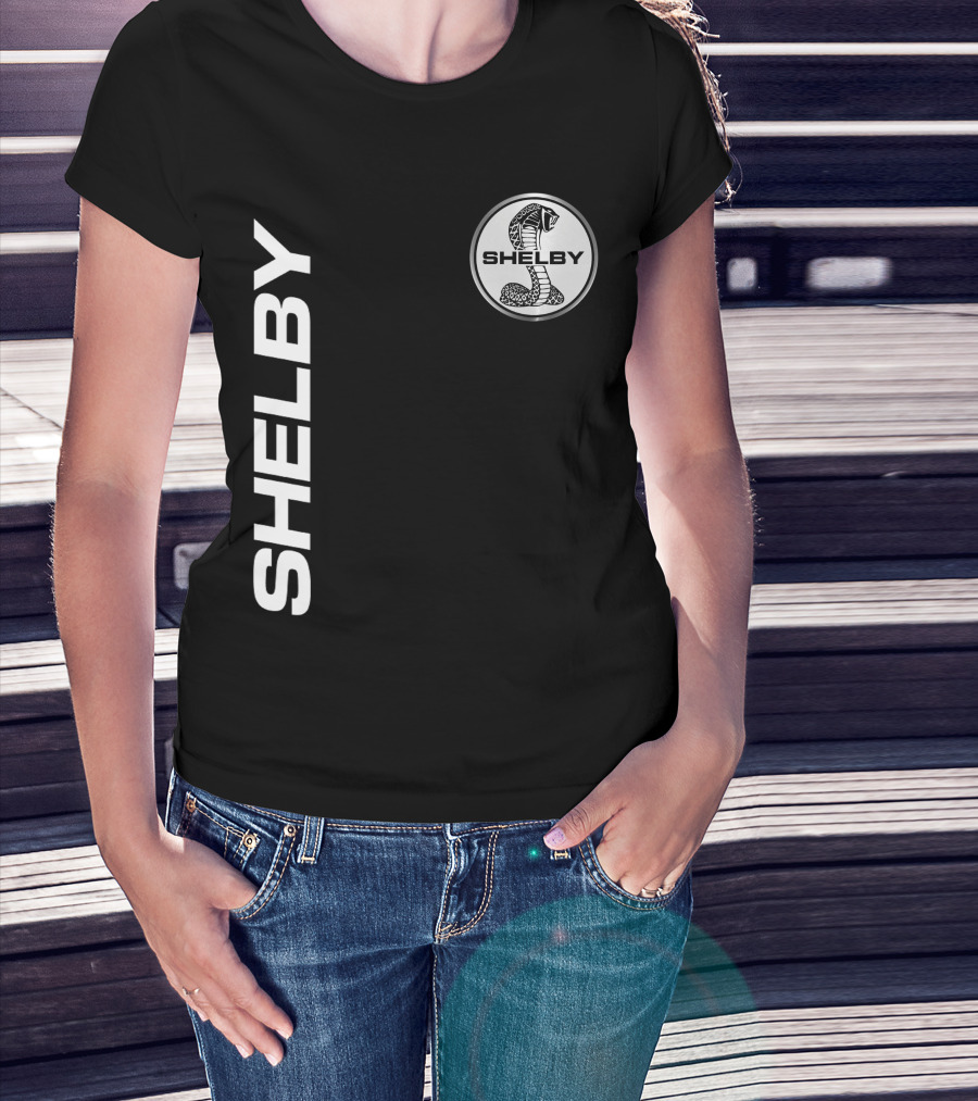 Shelby Cobra Logo Vertical T-Shirt