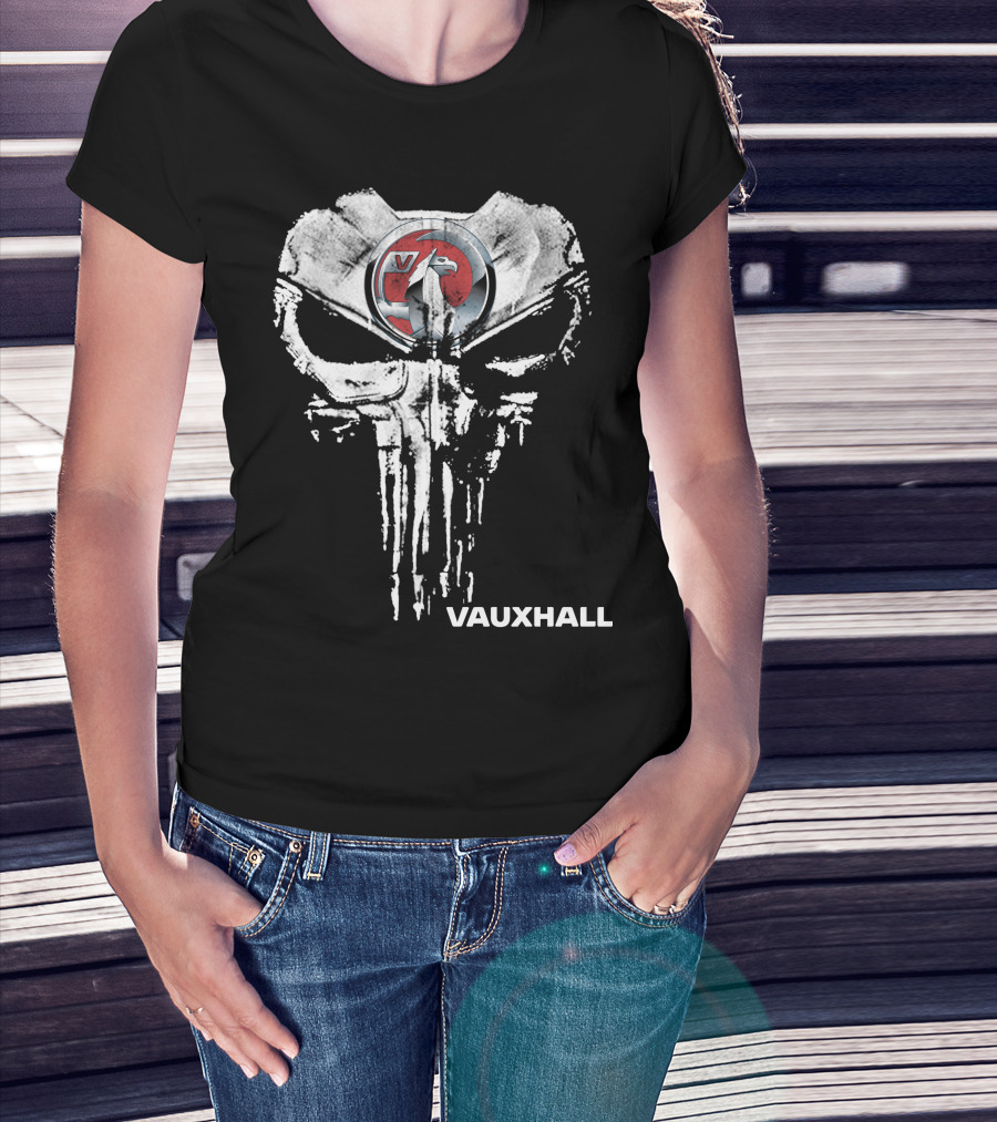 Vauxhall Punisher Skull Logo T-Shirt