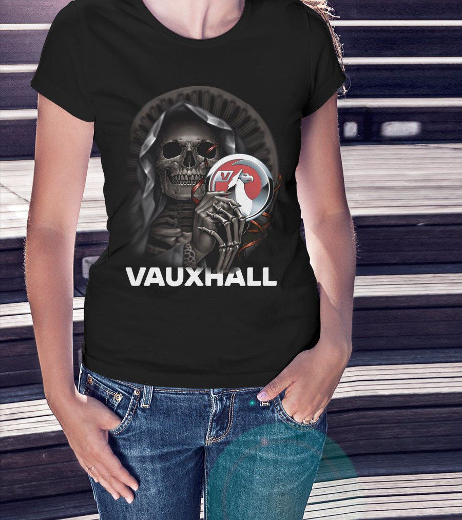 Vauxhall Grim Reaper Holding Badge T-Shirt