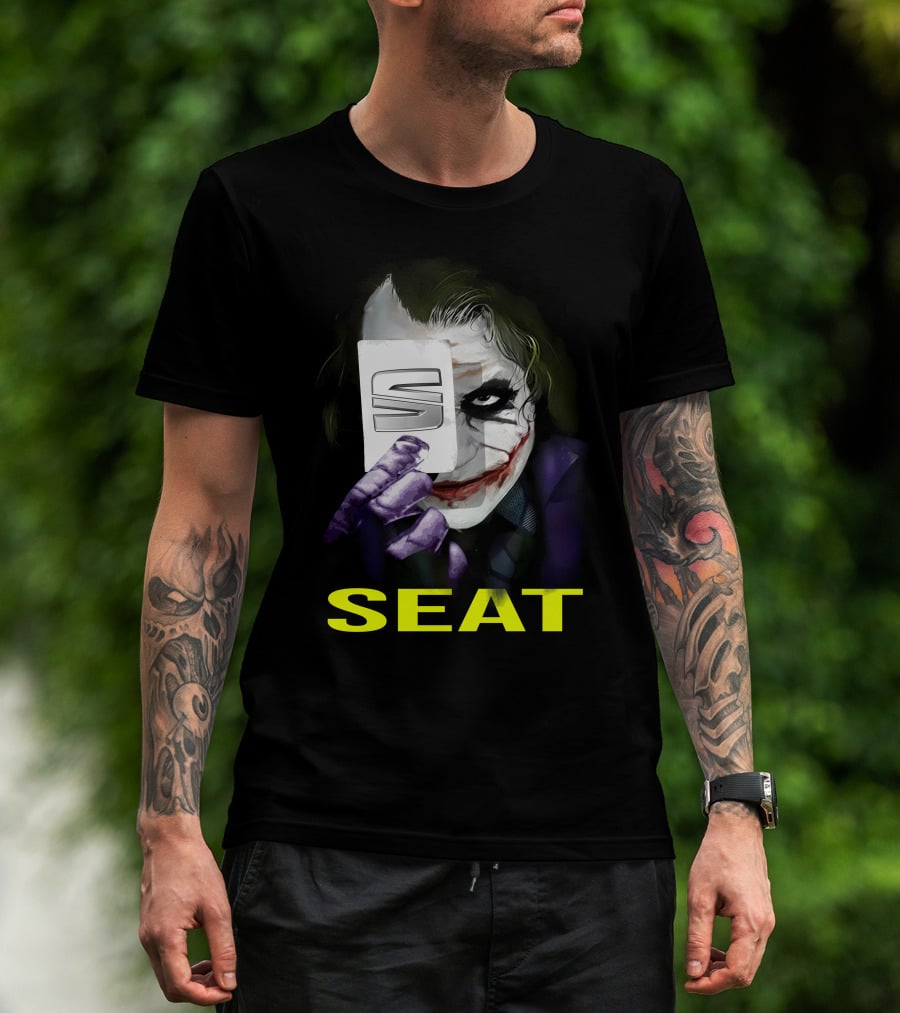 Seat Joker Card Mask Grin T-Shirt