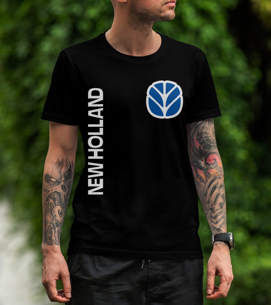 New Holland 12 Logo Blue T-Shirt