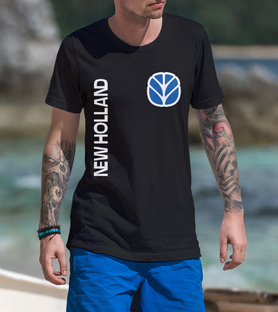 New Holland 12 Logo Blue T-Shirt