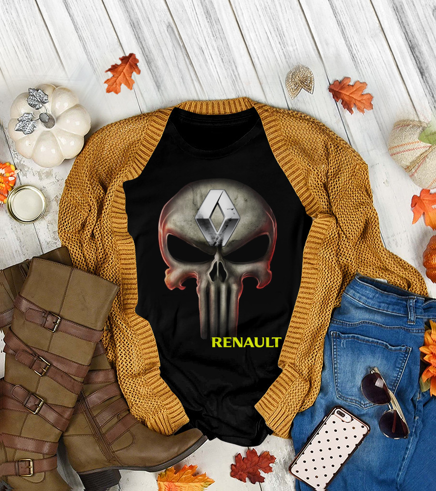 Renault Punisher Skull T-Shirt