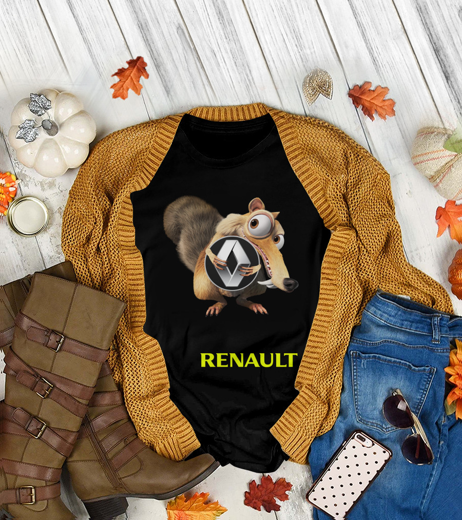 Renault Scrat Ice Age Logo Crossover T-Shirt