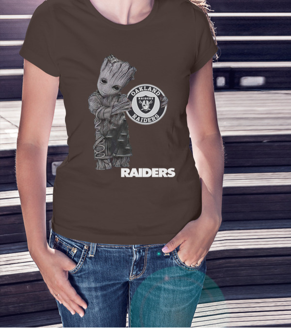 Oakland Raiders Groot Holding T-Shirt