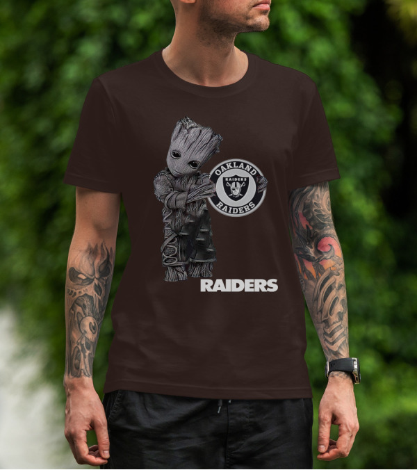 Oakland Raiders Groot Holding T-Shirt