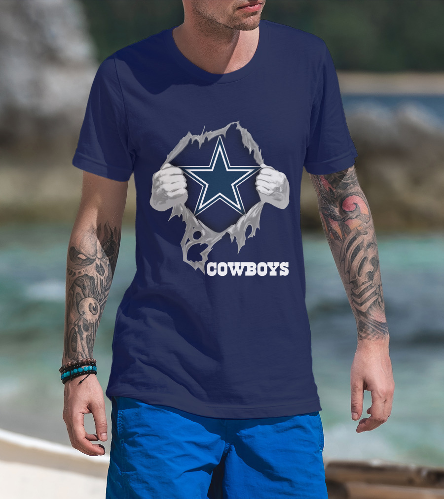 Cowboys 07 Star Logo Burst T-Shirt