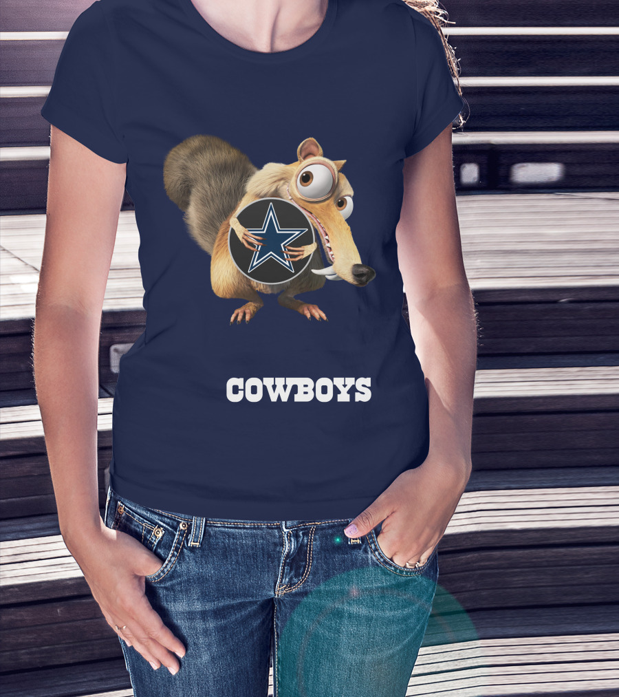Cowboys Scrat Holding Star T-Shirt