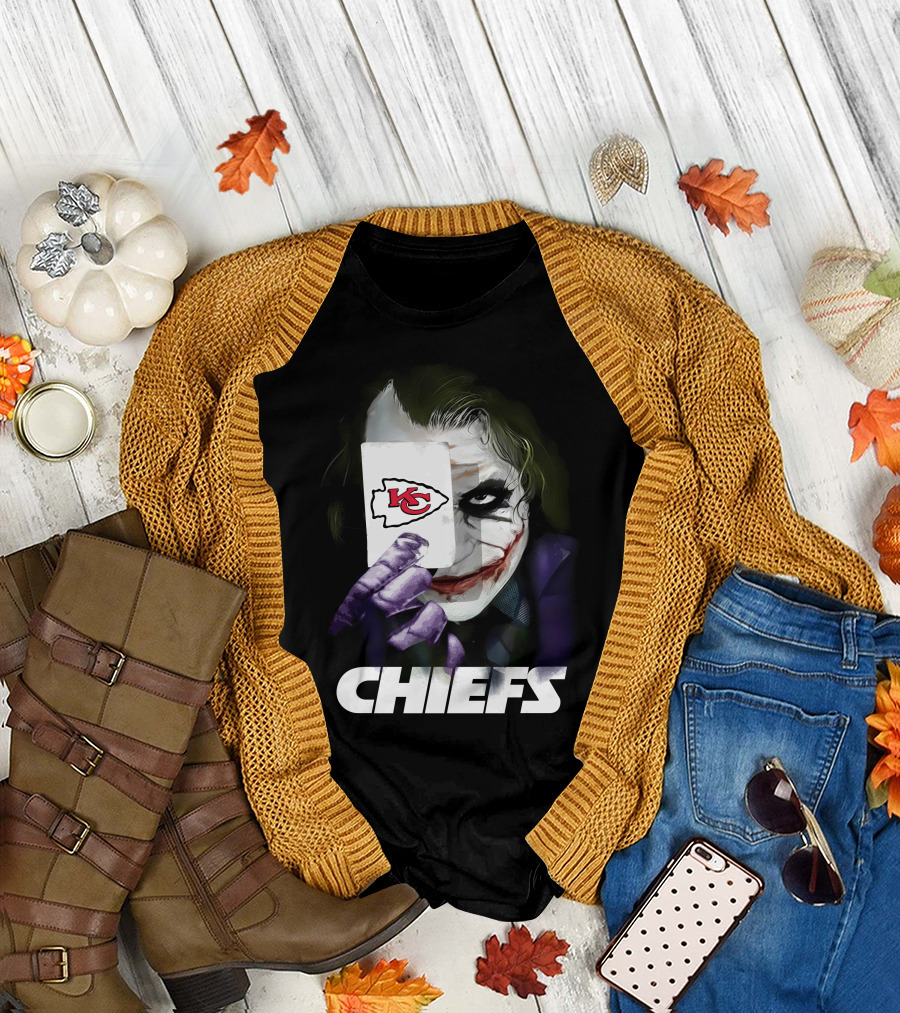 Chiefs 05 Kansas City Chiefs Joker Card T-Shirt