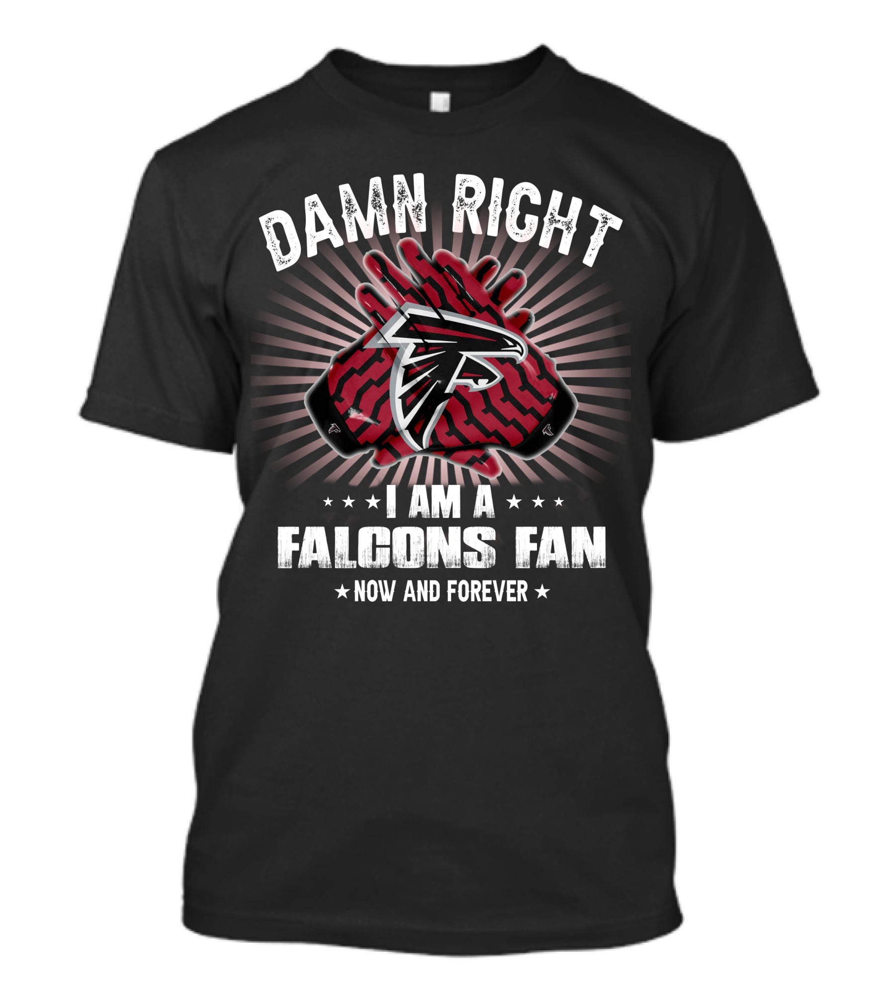 Damn Right I Am A Falcons Fan Now And Forever T-Shirt