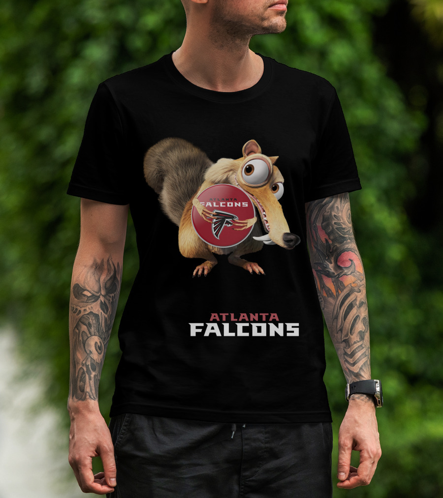 Atlanta Falcons Ice Age Crossover Scrat T-Shirt