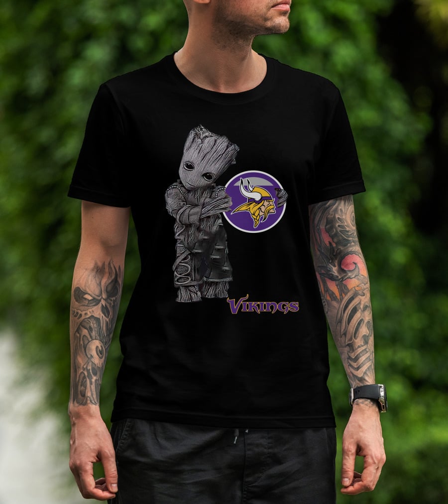 Vikings Nfl Groot Crossover T-Shirt