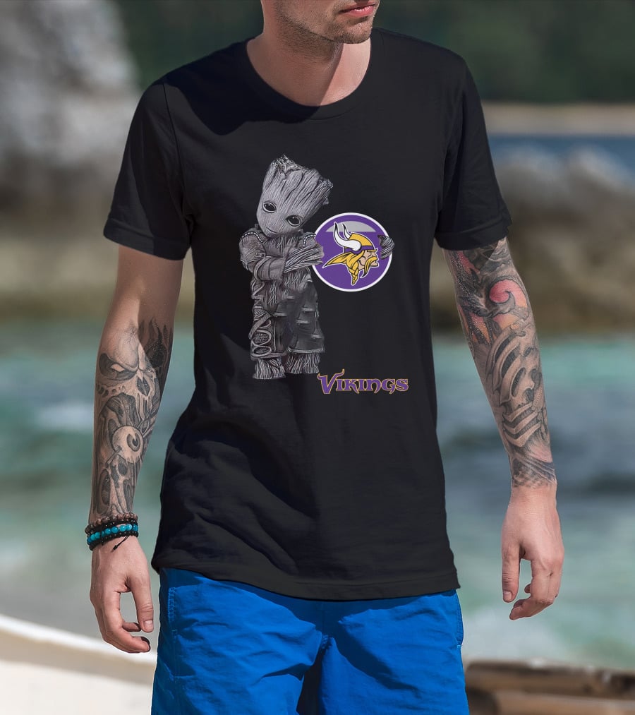 Vikings Nfl Groot Crossover T-Shirt