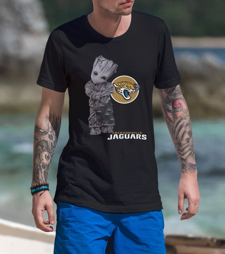 Jacksonville Jaguars Groot Collaboration T-Shirt