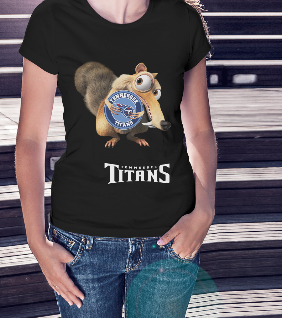 Tennessee Titans Ice Age Scrat T-Shirt