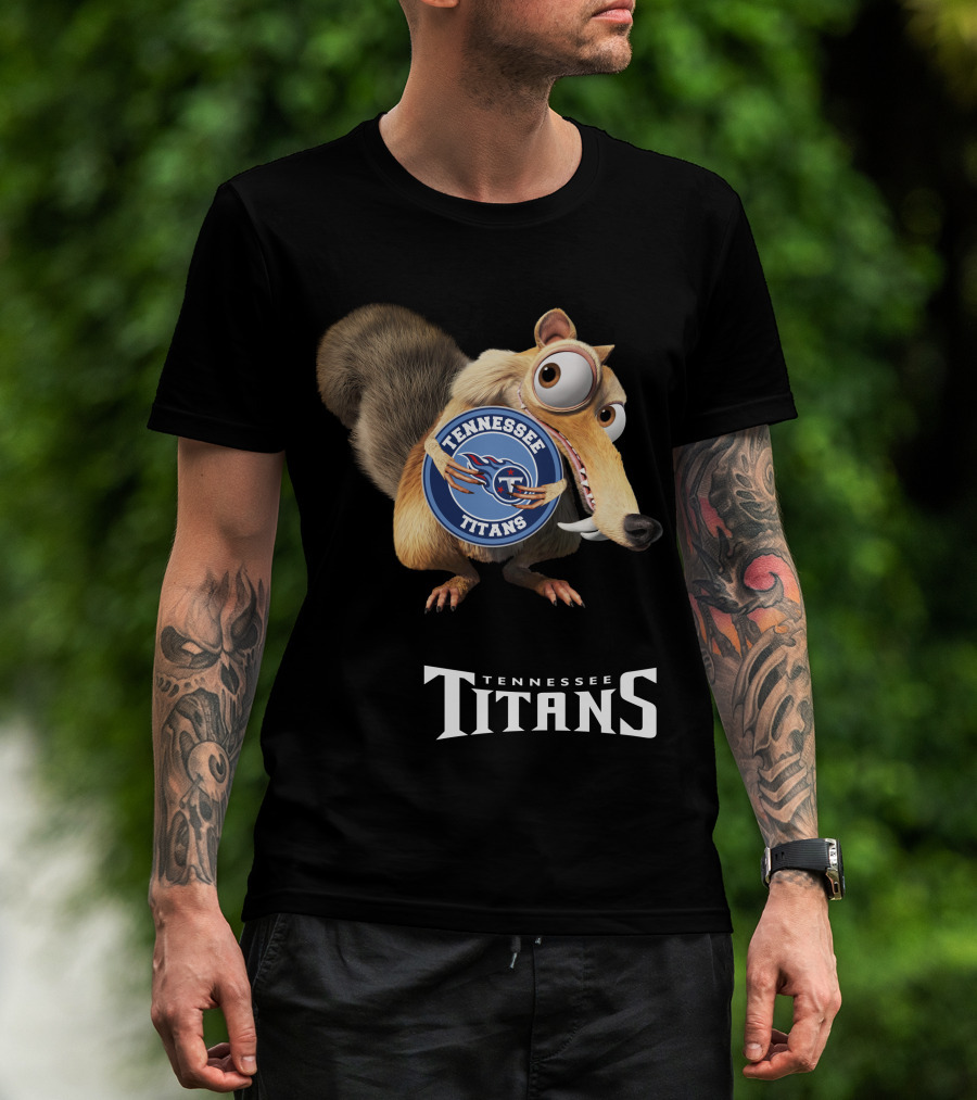 Tennessee Titans Ice Age Scrat T-Shirt