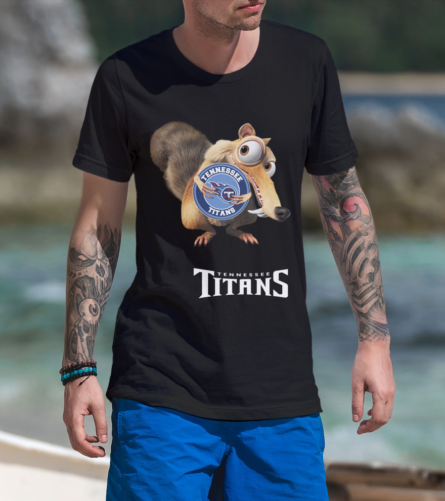 Tennessee Titans Ice Age Scrat T-Shirt