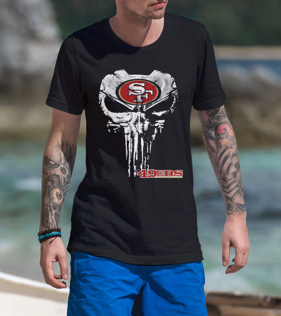49ers Sf Punisher Logo T-Shirt
