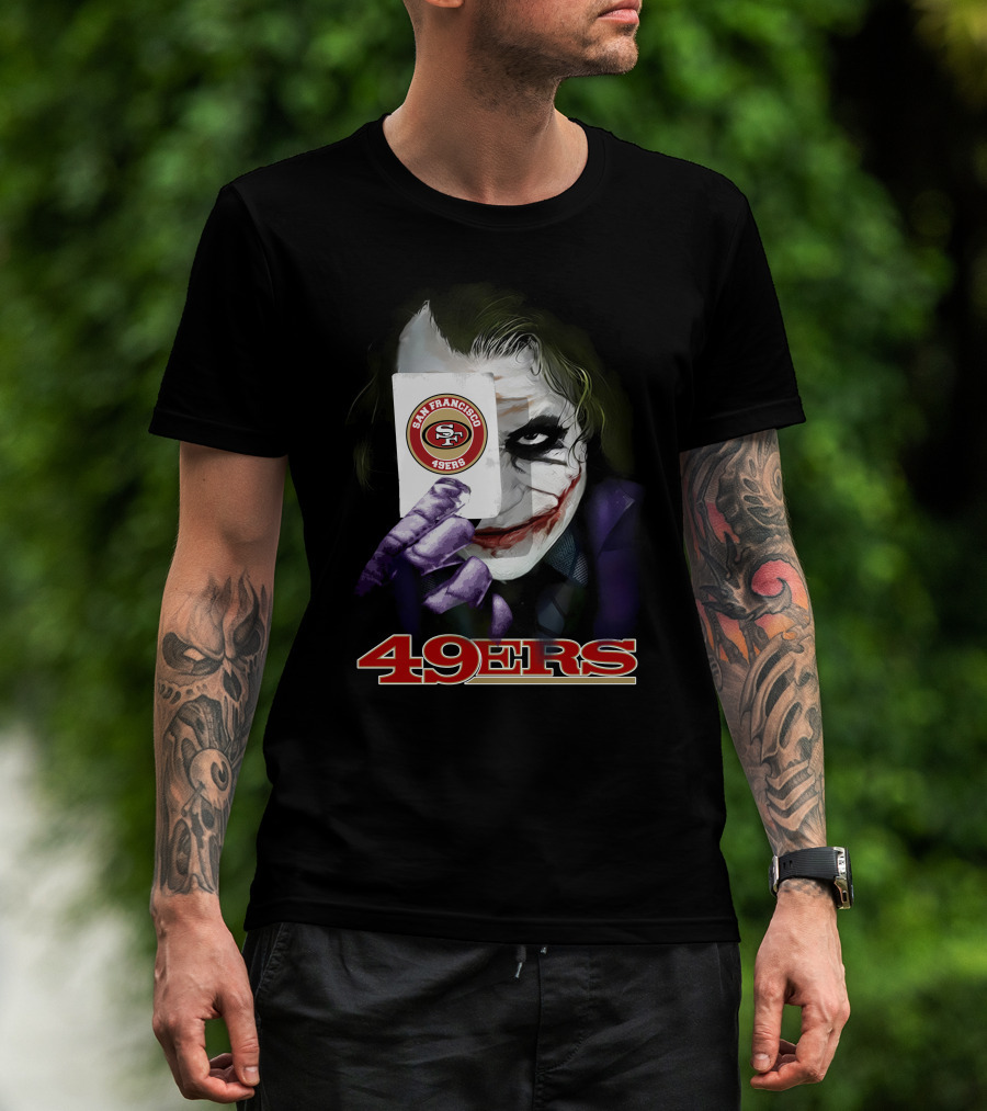 San Francisco 49ers Joker Playing Card T-Shirt