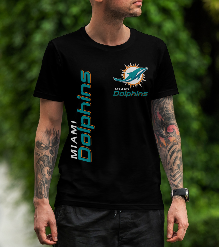 Miami Dolphins 10 Football Team T-Shirt