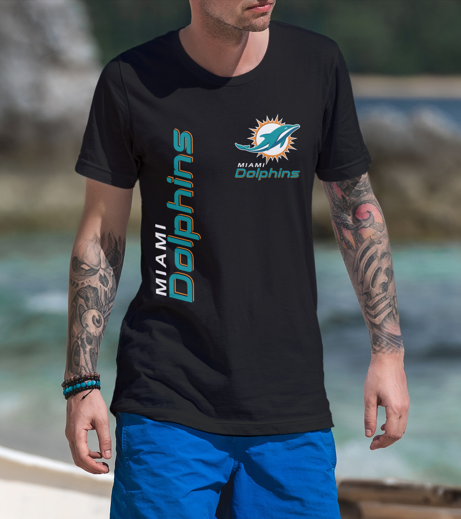 Miami Dolphins 10 Football Team T-Shirt