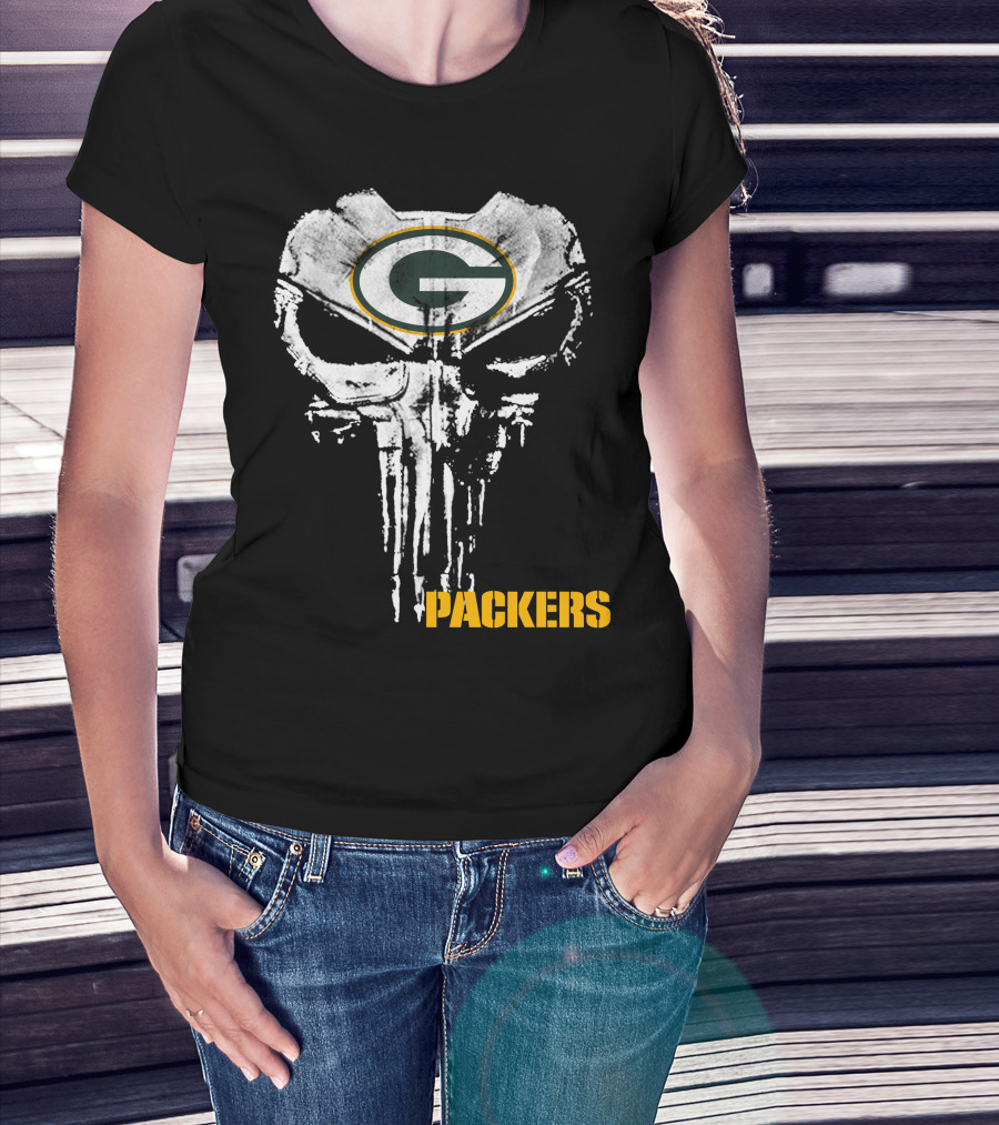 Packers G Logo Skull T-Shirt