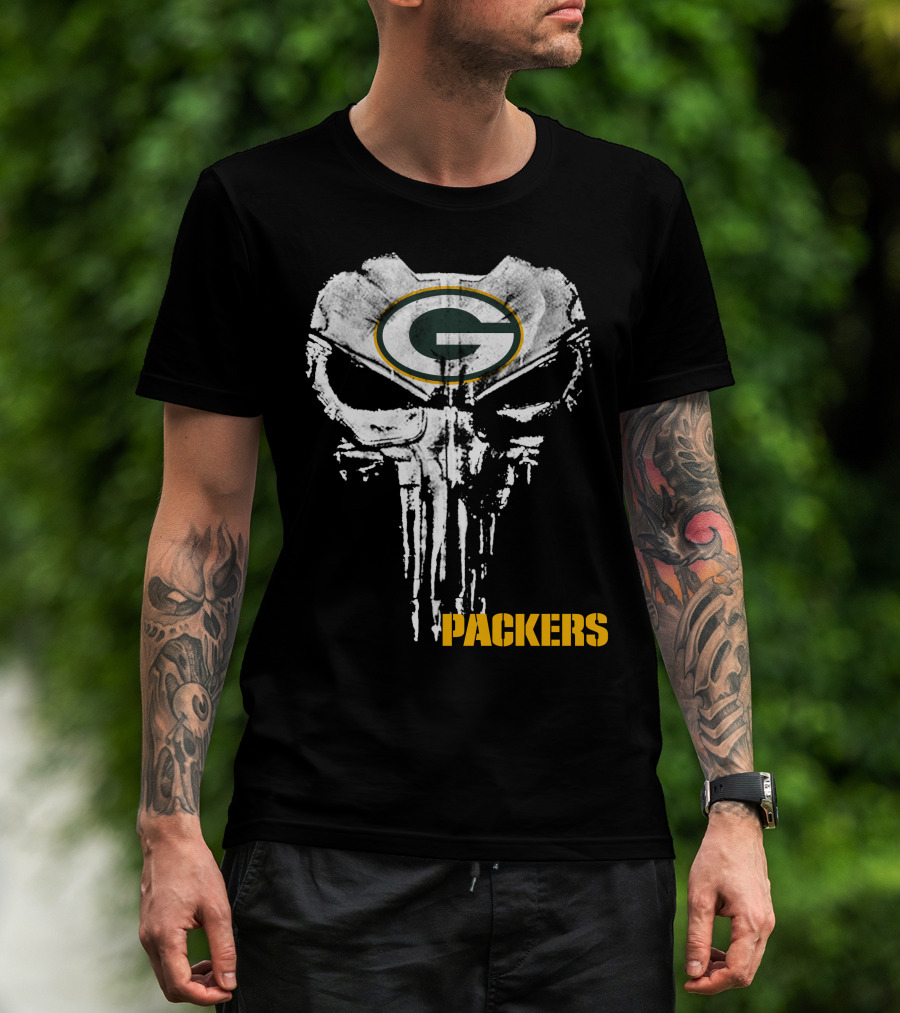 Packers G Logo Skull T-Shirt