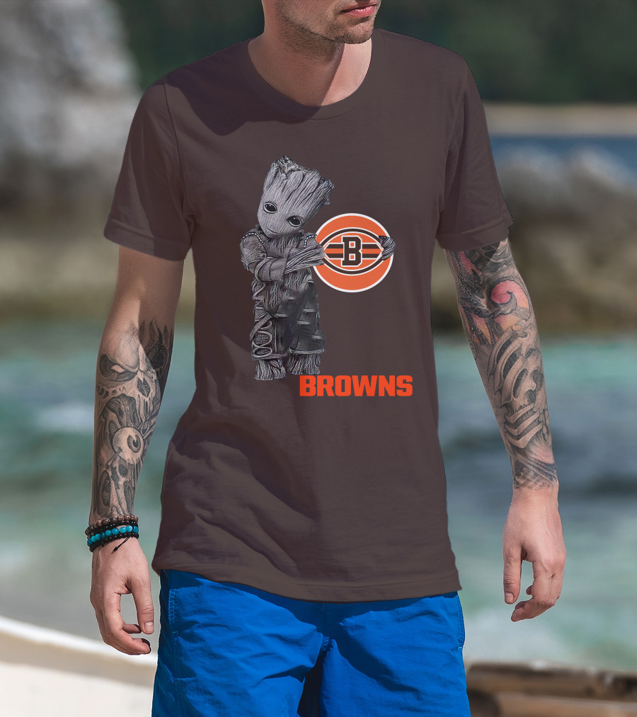 Browns Groot Meets Football Team Spirit T-Shirt