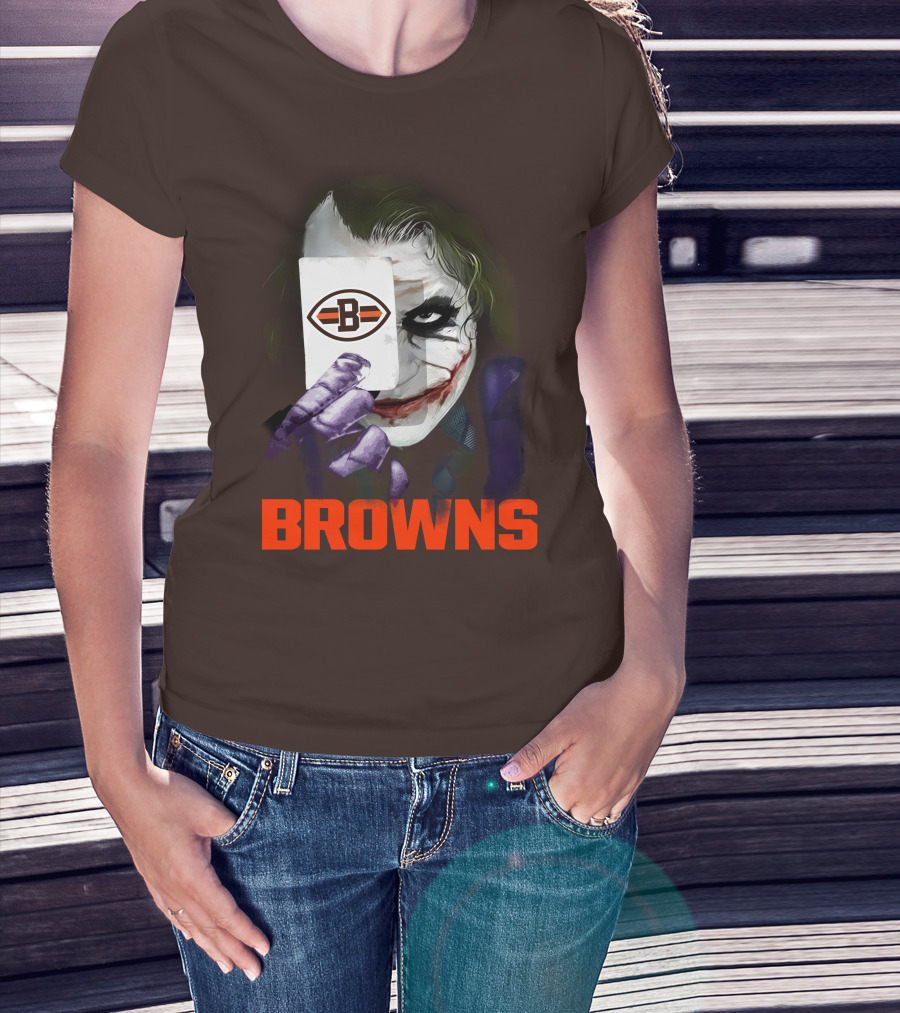 Browns Joker Card T-Shirt
