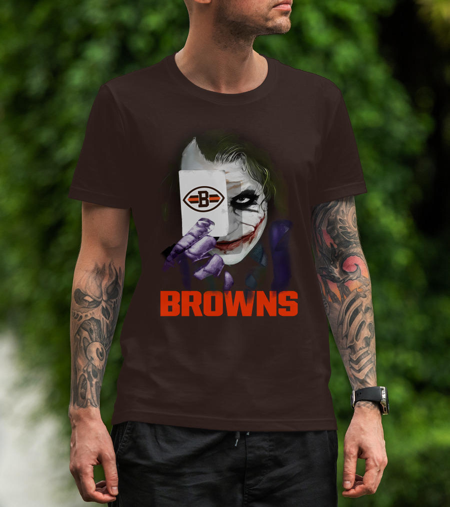 Browns Joker Card T-Shirt