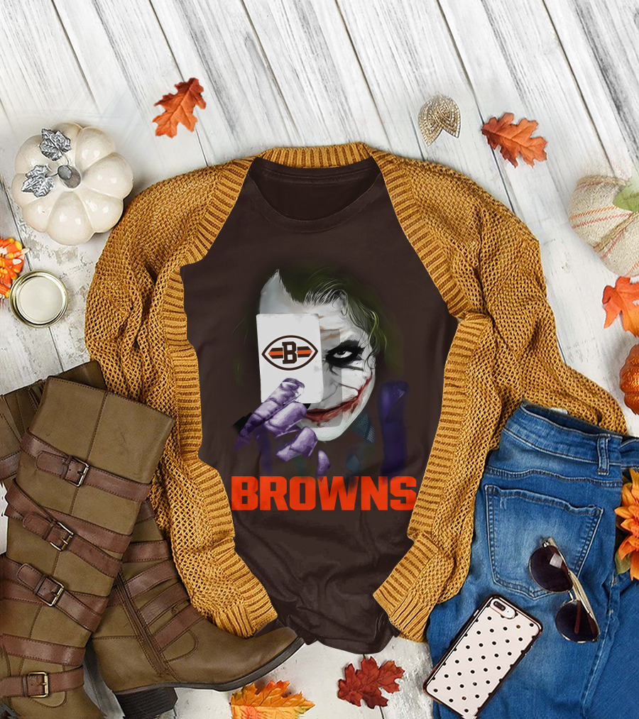 Browns Joker Card T-Shirt