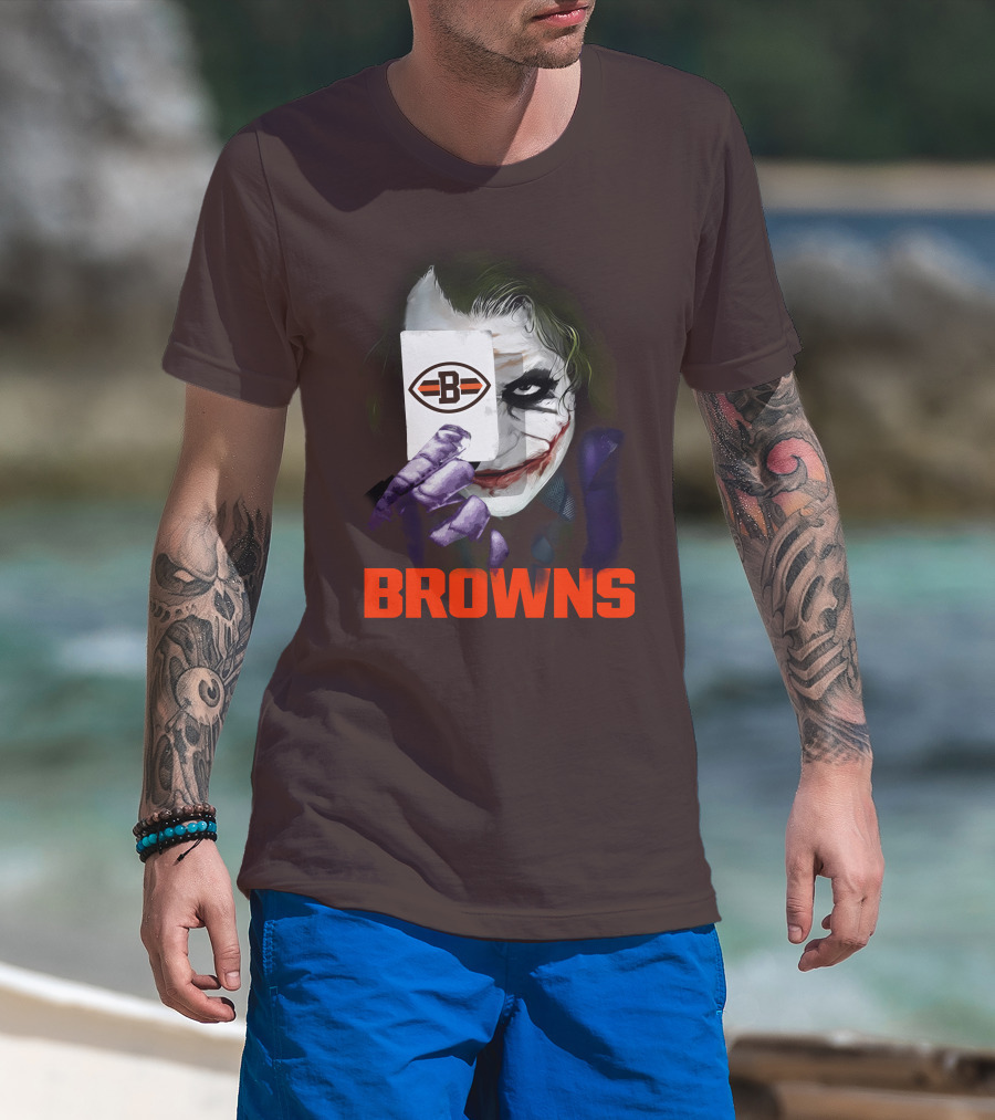 Browns Joker Card T-Shirt