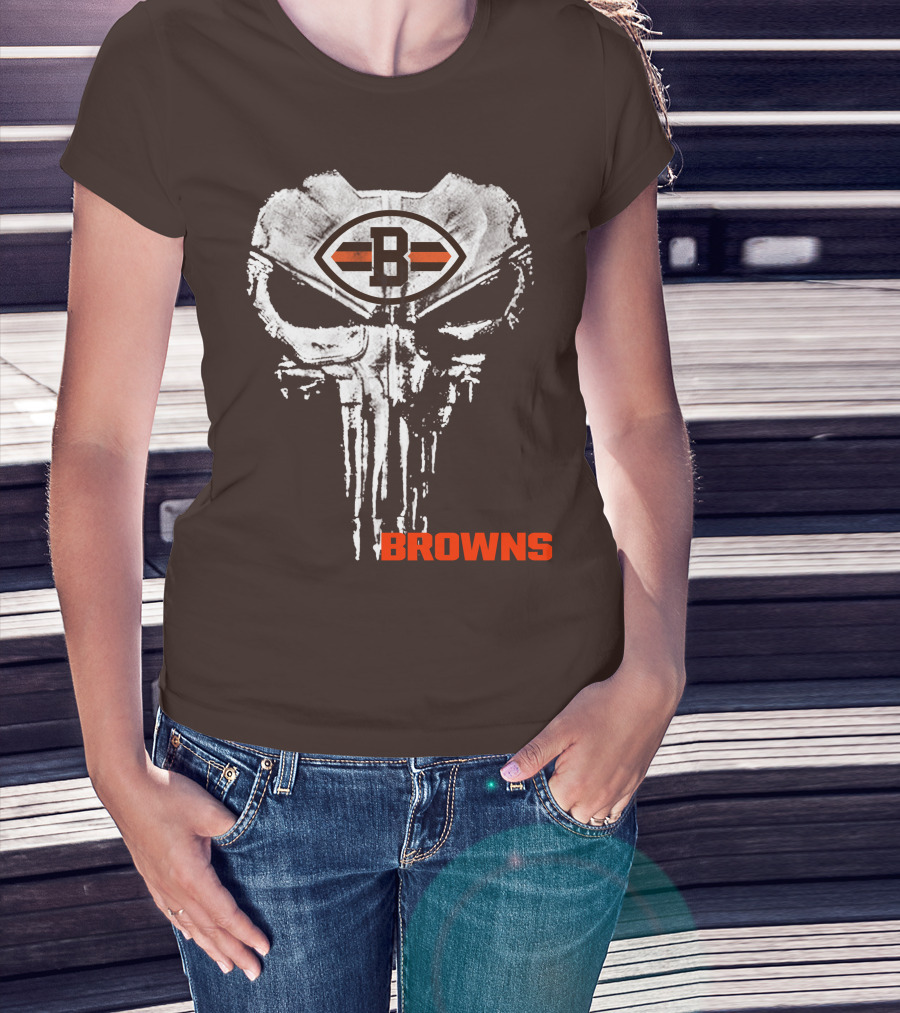 Browns Skull Logo B T-Shirt