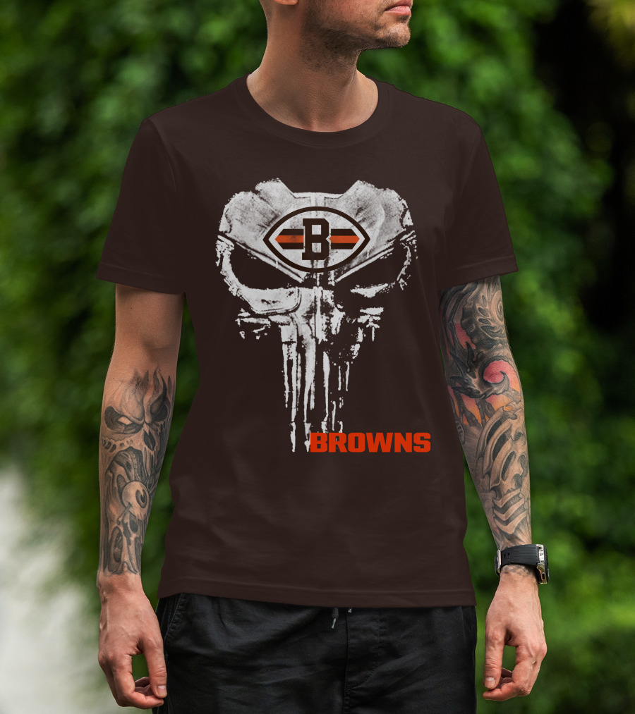 Browns Skull Logo B T-Shirt