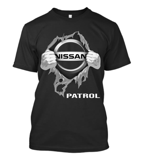 Nissan Patrol Logo Tearing Through T-Shirt